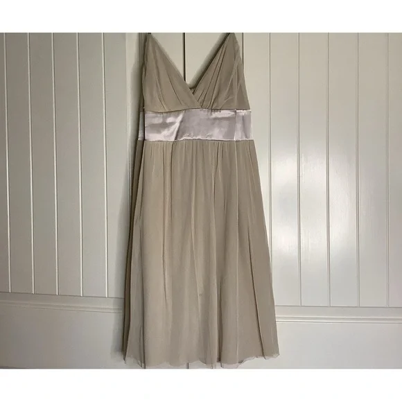 Necessary Objects Dresses | Necessary Objects Champagne Prom/Cocktail Dress Sz 2X | Color: Cream | Size: 2X | Soinplato22'S Closet